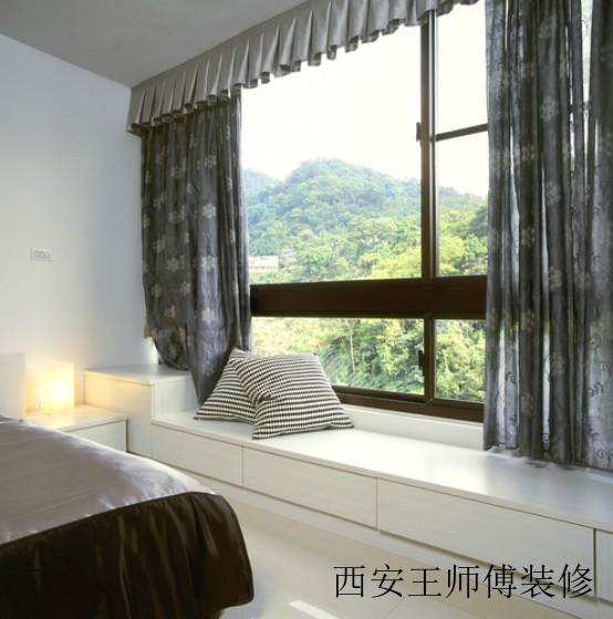 简约时尚飘窗设计效果图