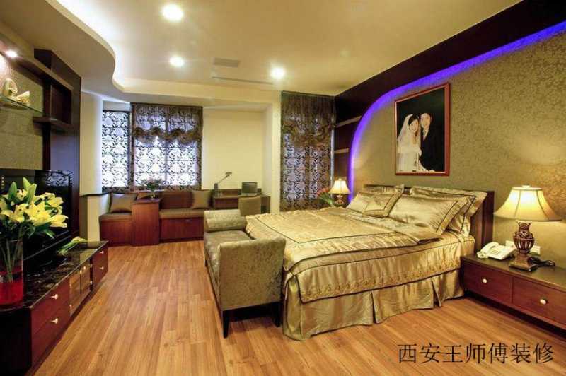 经典混搭20平主卧设计装修图