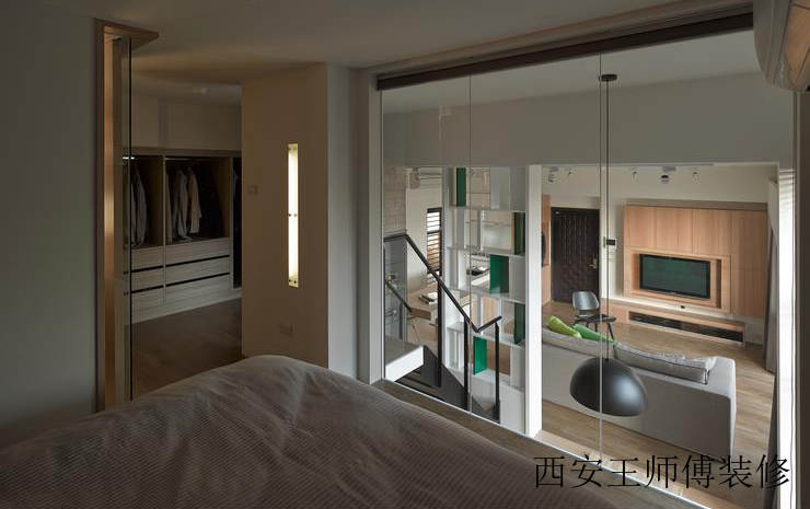 自然北欧风情创意设计复式室内隔断装修图