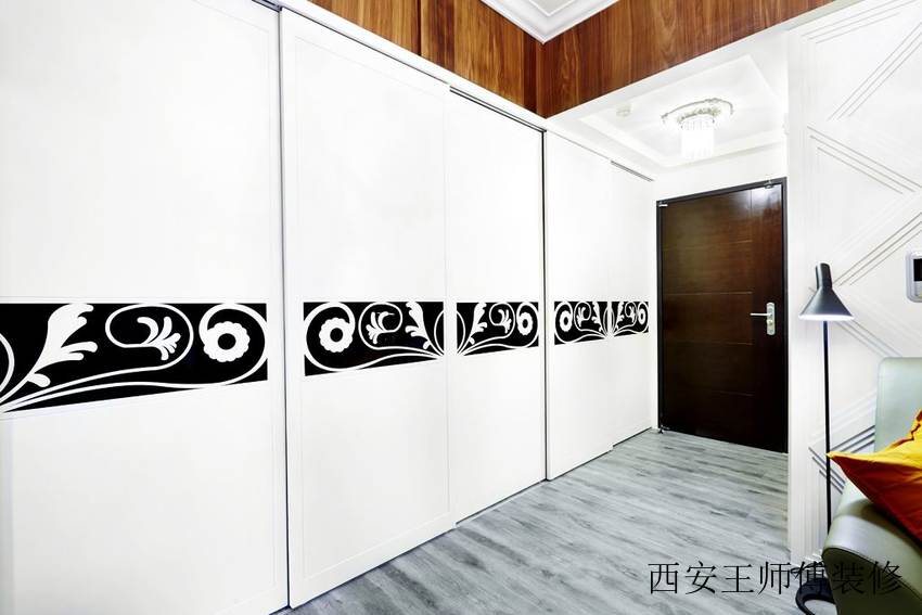 时尚简约玄关过道收纳柜设计
