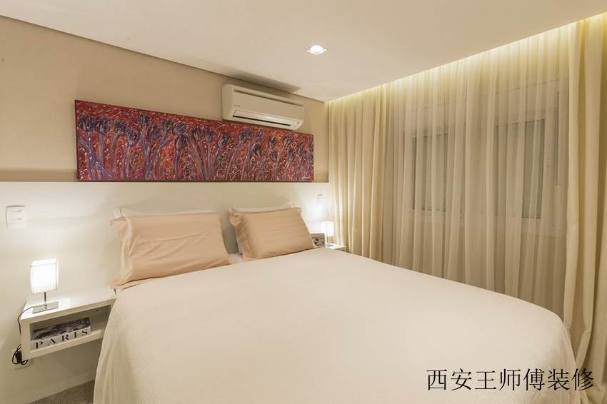 现代圣保罗风格卧室图