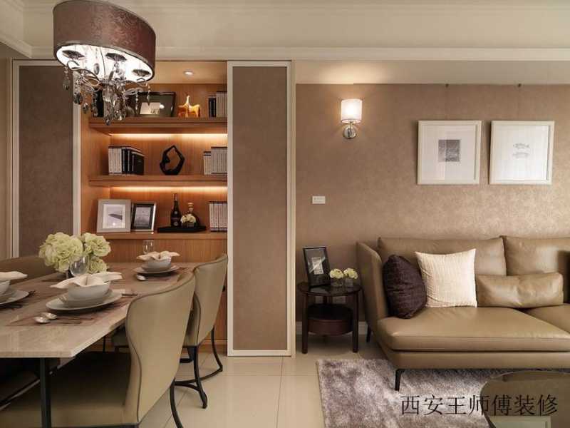 现代简约装修客厅壁灯装饰效果图