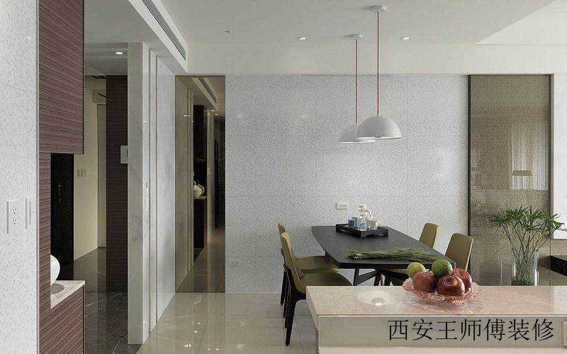 安静祥和简约现代餐厅吊灯设计图