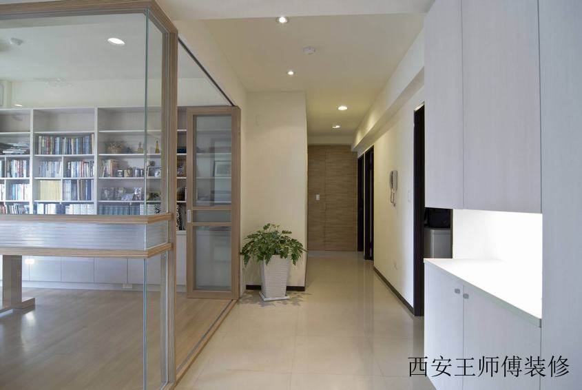 现代简约设计过道效果图