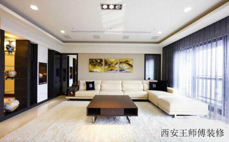 现代家装客厅吊顶设计