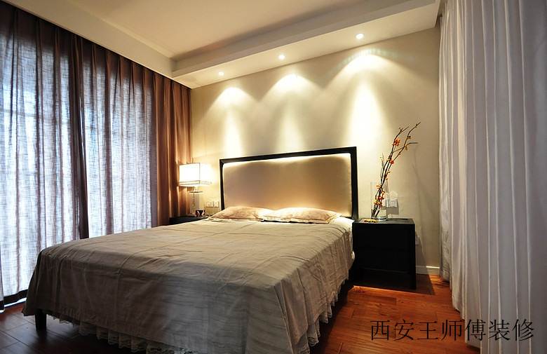 简约中式风格卧室设计装潢欣赏图