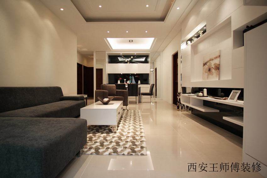 现代简约客餐厅吊顶案例图