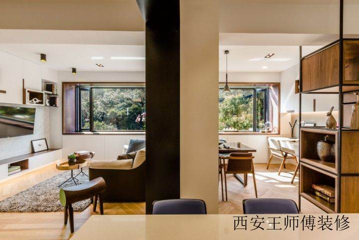 休闲美式家居室内置物架设计