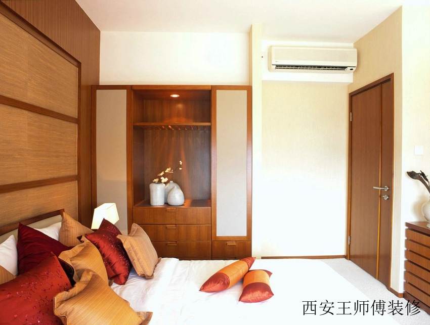 和谐东南亚风格设计别墅卧室装饰效果图片