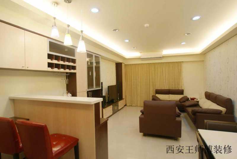 现代设计客厅吊顶效果图