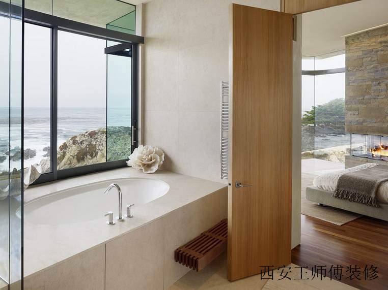 宜家风海滨别墅卫生间效果图