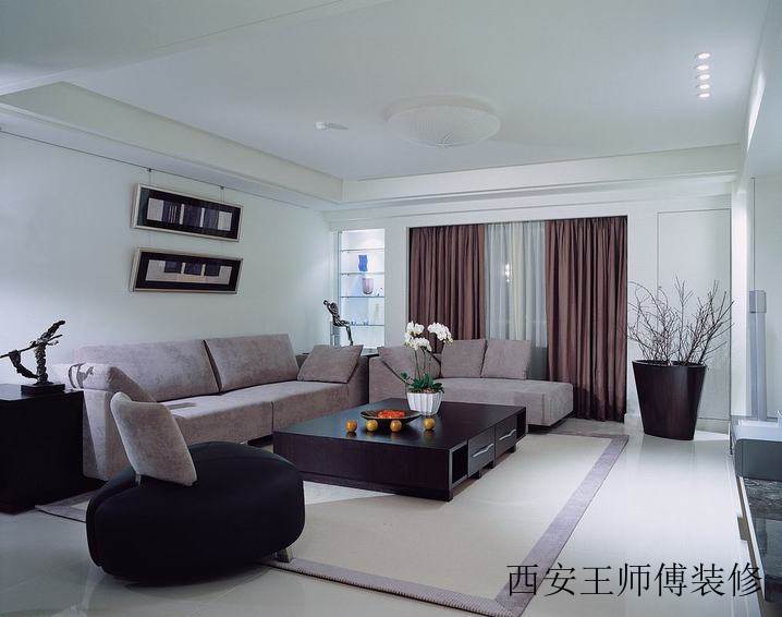 现代简约风客厅软装欣赏