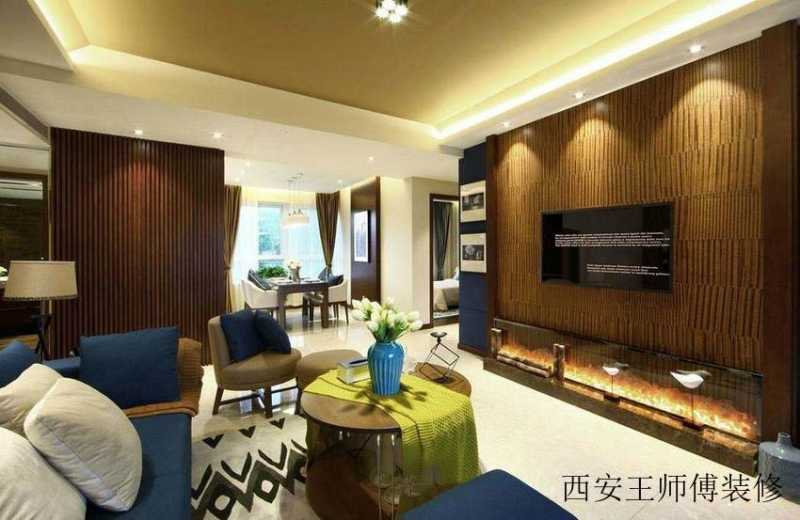 浪漫美式装修风格家居室内隔断设计图