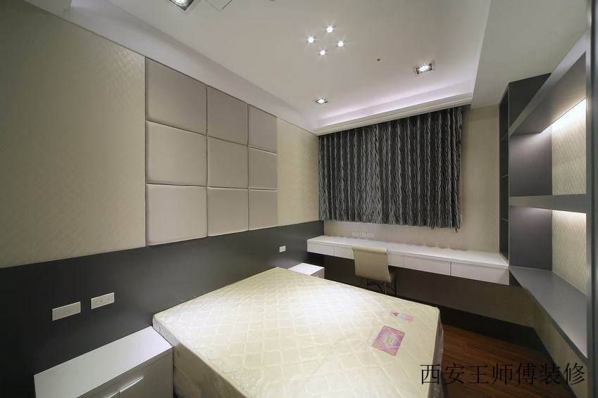 现代简约卧室书桌台设计