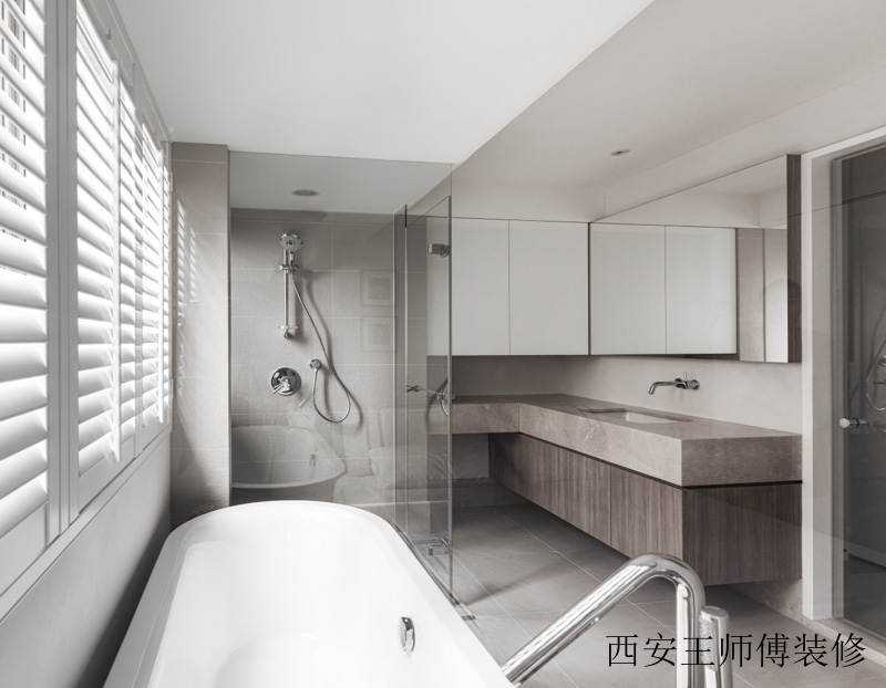 简约现代卫生间设计装修图