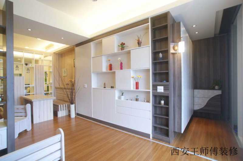 简约家居白色收纳柜设计