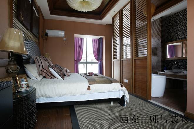 异域东南亚风情卧室样板间