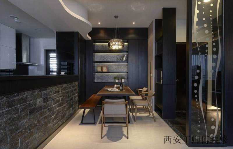 复古后现代风餐厅借鉴图