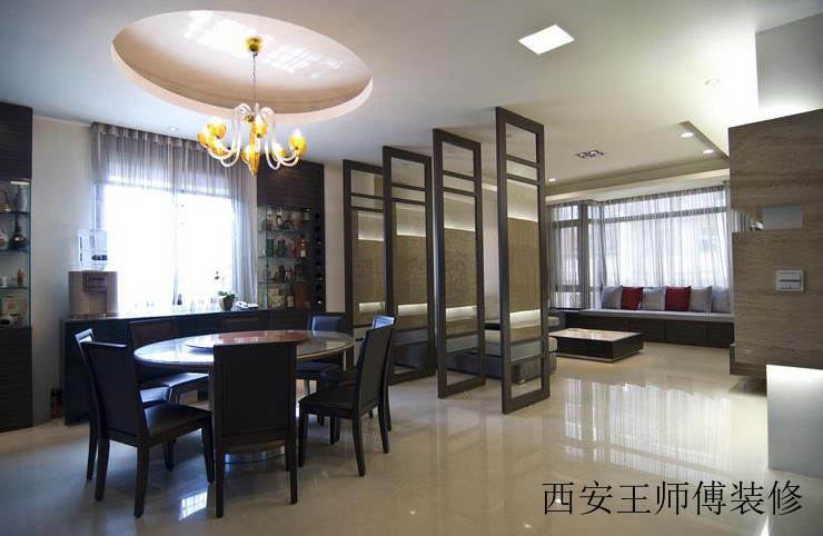 时尚现代家居餐厅吊顶欣赏