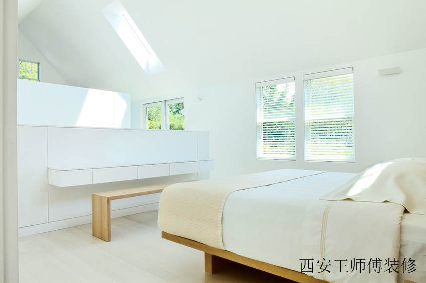 超简洁的阁楼卧室效果图