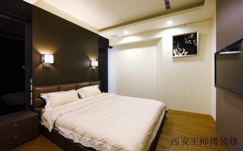 现代家装卧室壁灯装饰图