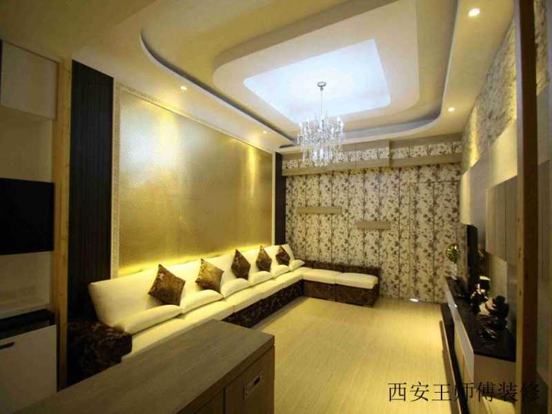 现代家装客厅整体展示图