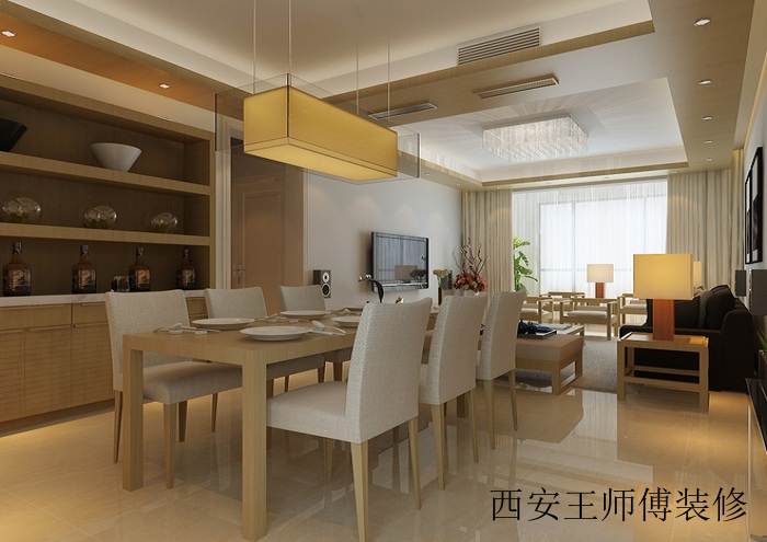 经典原木日式风格小户型家装设计效果图