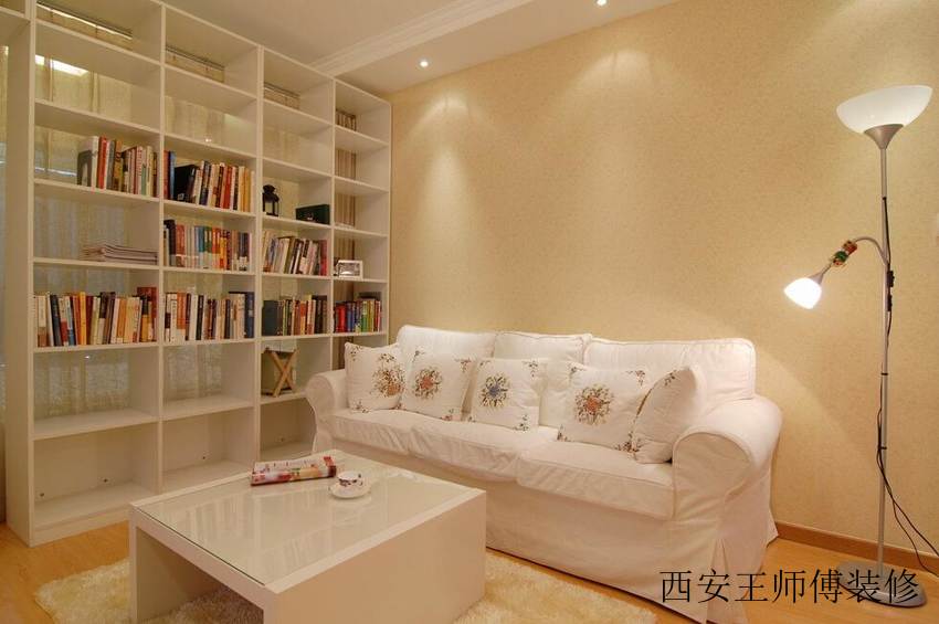现代简约一居客厅沙发效果图