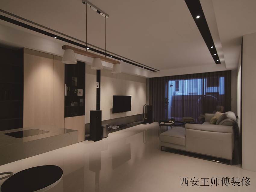 素雅现代简约客厅设计