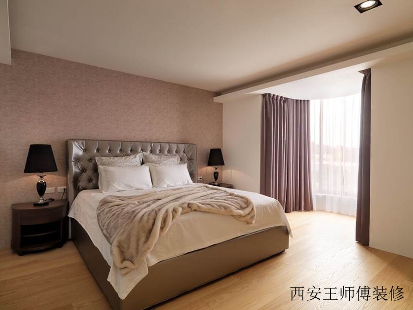 时尚现代卧室窗帘设计