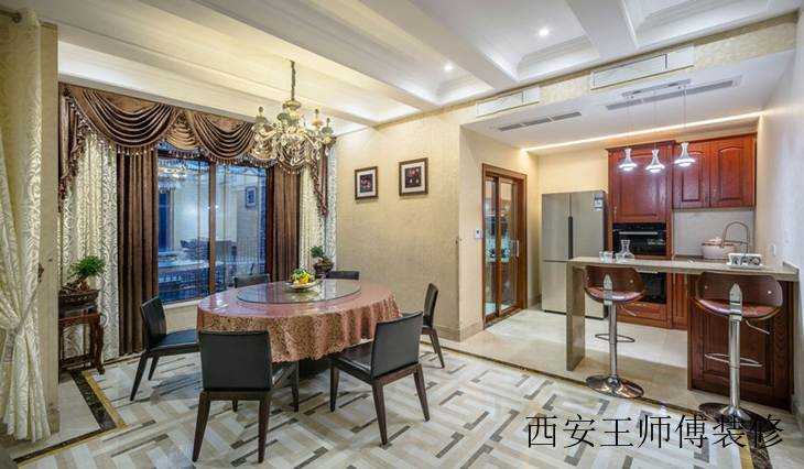典雅欧式厨餐厅装饰效果图