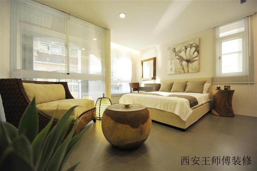 简中式卧室软装装饰设计
