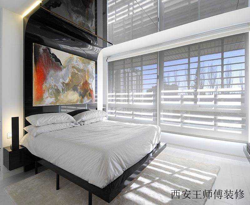 艺术时尚极简现代设计风格公寓卧室装修美图欣赏