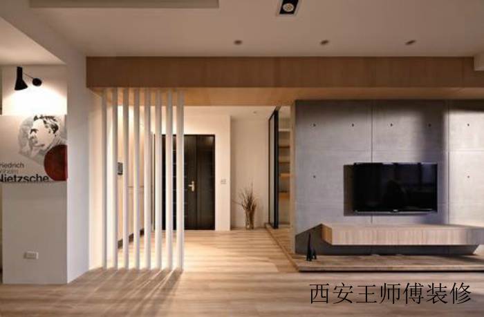 时尚现代公寓简易隔断图