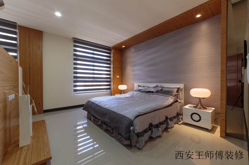 实木宜家复式卧室效果图