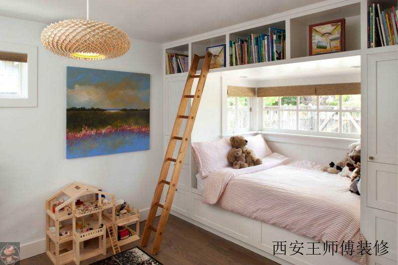 宜家美式 收纳式儿童房效果图
