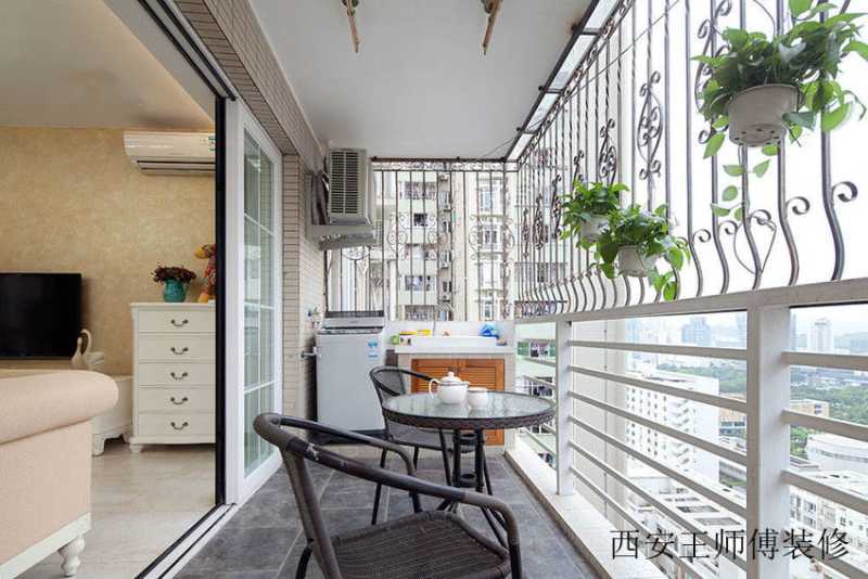 欧式田园风家居阳台设计