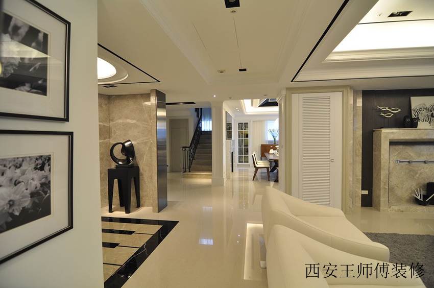 时尚现代别墅过道欣赏