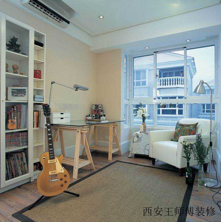 简约北欧风书房效果图