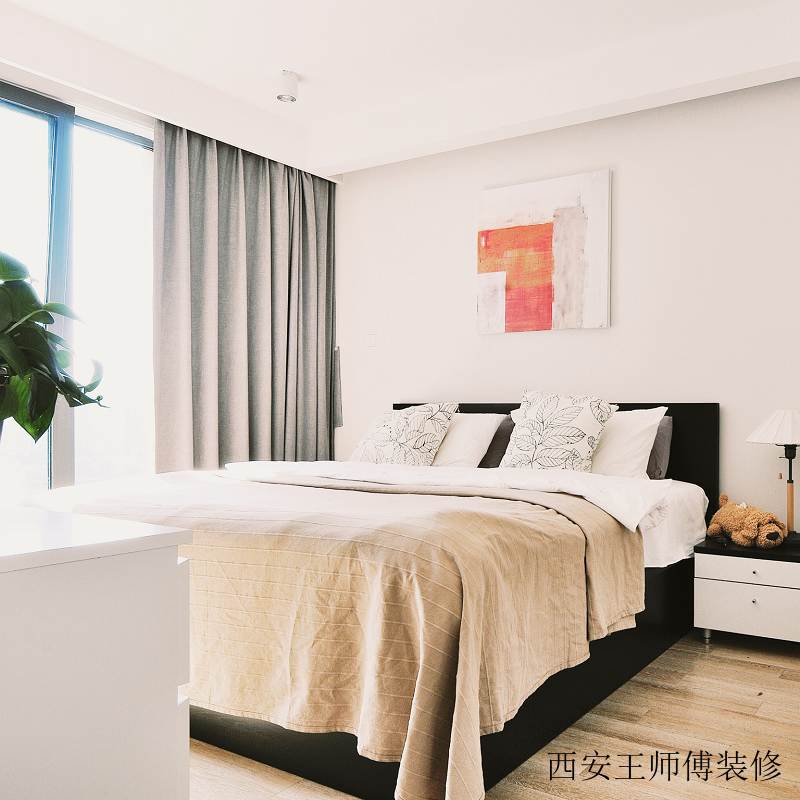 时尚现代简约卧室软装设计