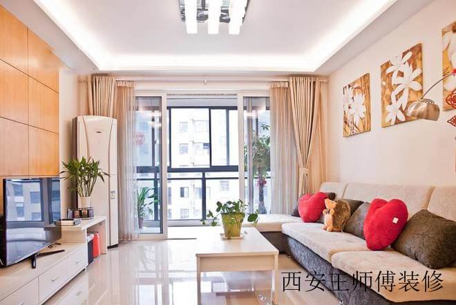 唯美简约风格客厅装修设计图