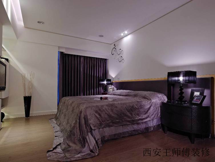 优雅现代装修卧室软装欣赏
