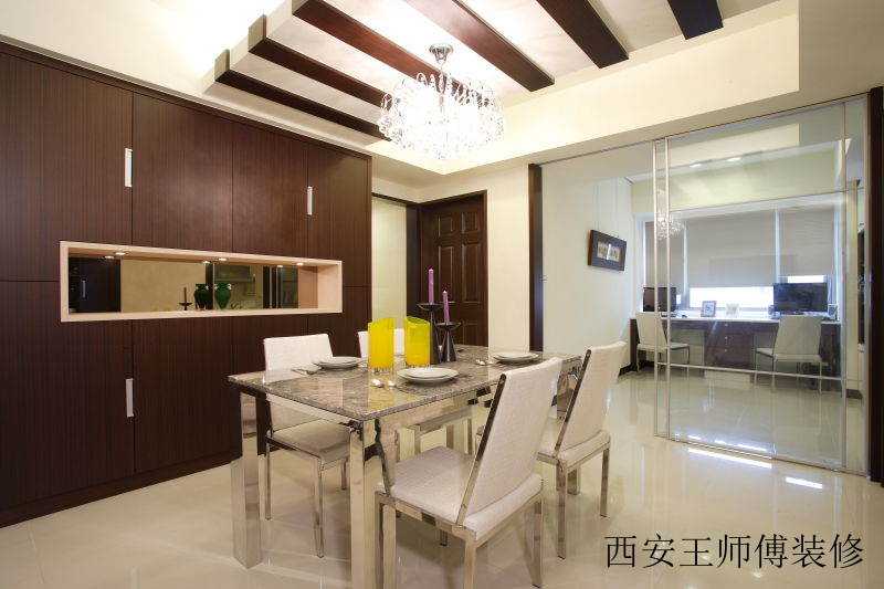 大胆潮流现代感餐厅设计装修图