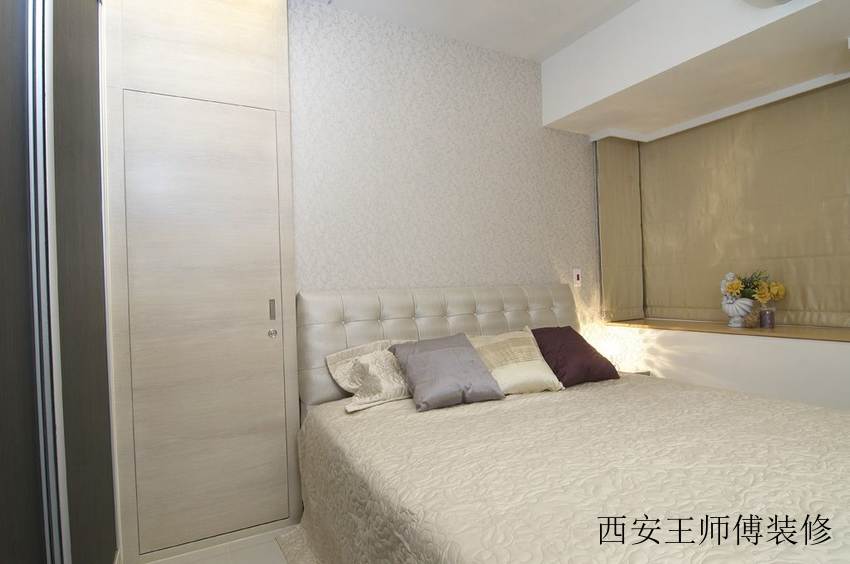 宜家风格卧室隐形门设计