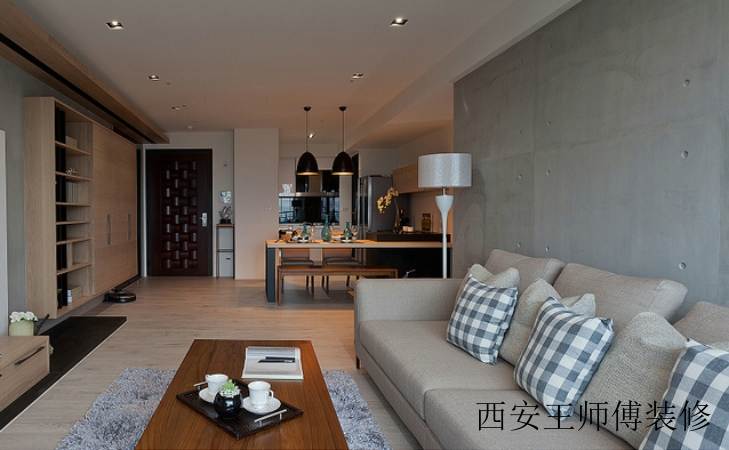 后现代设计客餐厅吊顶效果图