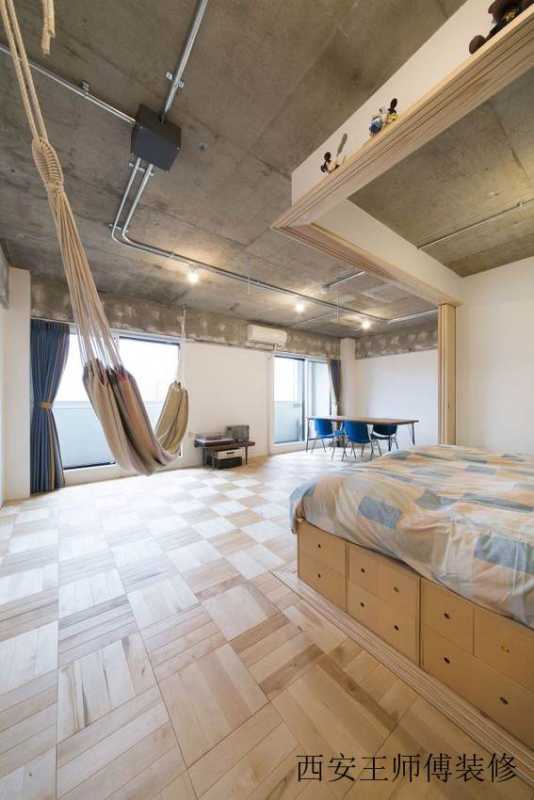 宜家工业风卧室效果图