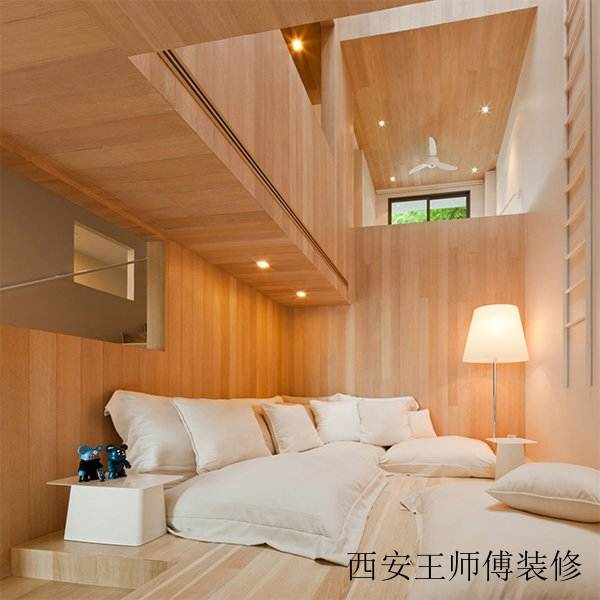 实木简约卧室暴力熊装饰图