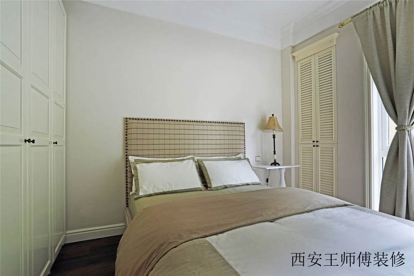 简约美式装修风格家居卧室局部装饰效果图
