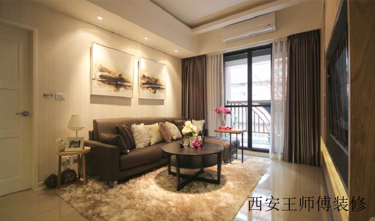 素雅现代两居客厅家装图