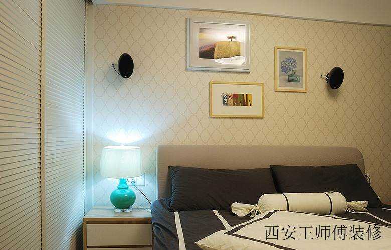 清新宜家时尚卧室台灯装饰效果图